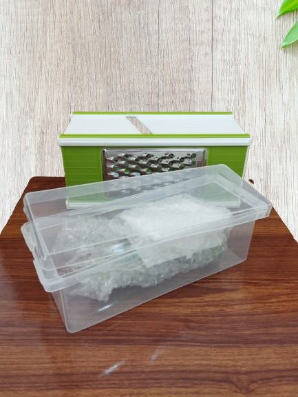 Multi-Purpose Grater - 4-Sided Stainless Steel Vegetable & Cheese Shredder